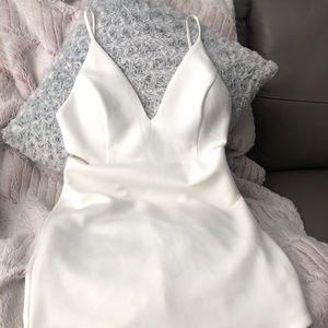 Sexy mini white dress